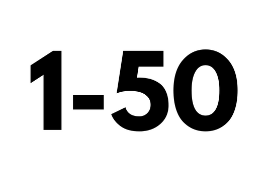 A5 Size Card 1 - 50, 100, 200, 300, 400, 500