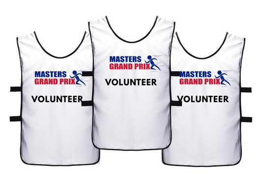 Custom Pack of 12 LOGO and VOLUNTEER Event Bibs